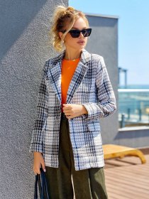 Пиджак ISSA Plus модель 12892_multicolor Пиджак ISSA Plus модель 12892_multicolor Фото
