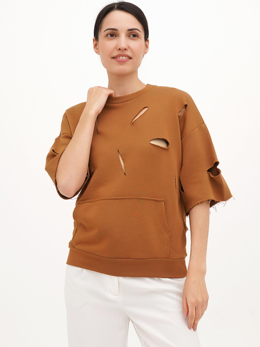 Футболка Vicolo модель 232-VC-2831_светло_коричневый Фото