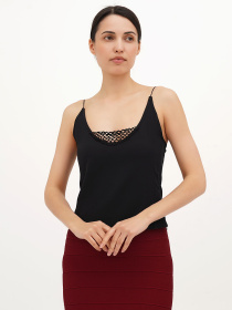 Майка Vicolo модель 222-VC-2909_черный Фото