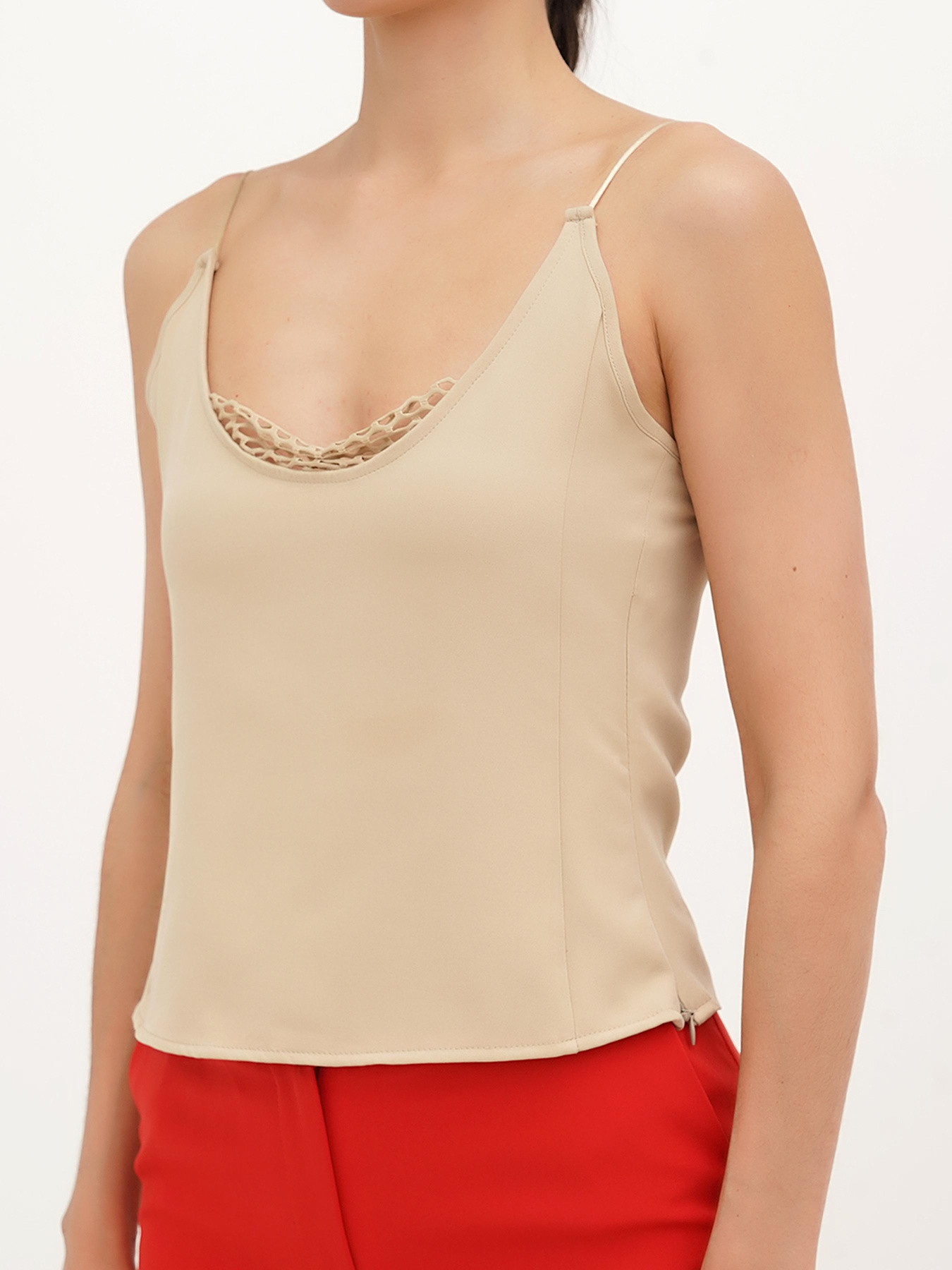 Майка Vicolo модель 222-VC-2909_бежевый Фото