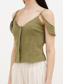 Майка Vicolo модель 222-VC-2910_хаки Фото