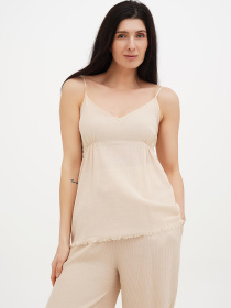 Майка Vicolo модель 222-VC-2912_бежевый Фото