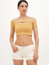 Топ Vicolo Модель 222-VC-2915_бежевый Фото