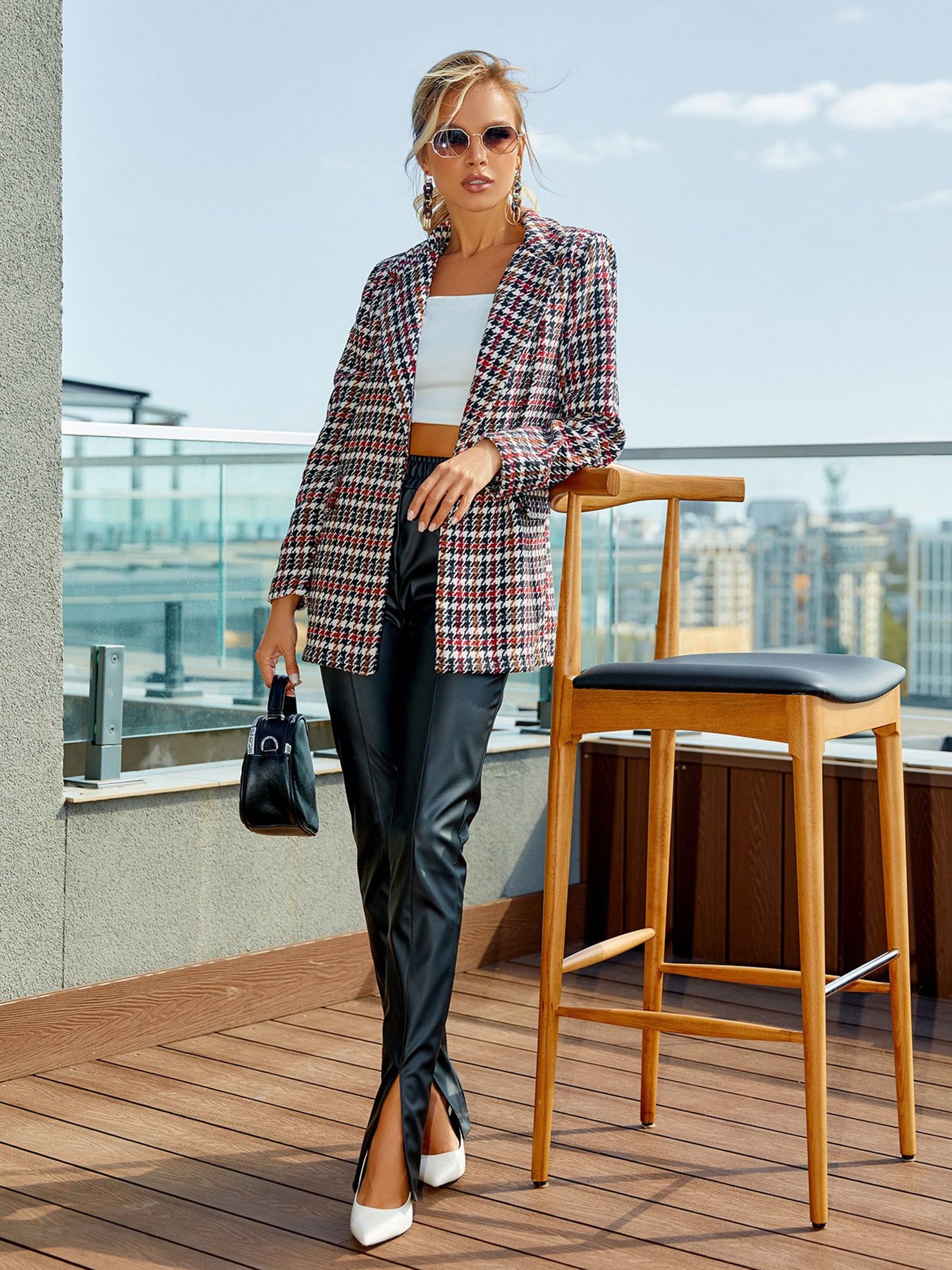 Пиджак ISSA Plus модель 12887_multicolor Пиджак ISSA Plus модель 12887_multicolor Фото