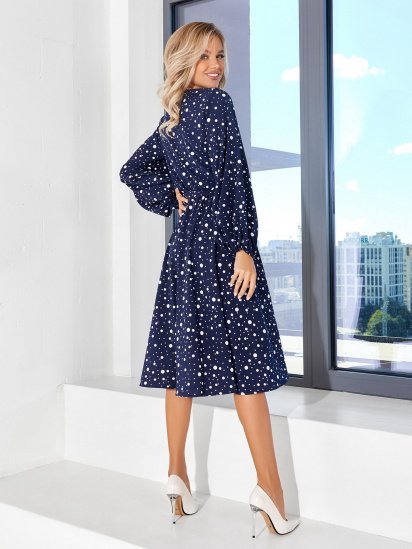 Сукні ISSA Plus модель 12878_blue — фото 3 - INTERTOP
