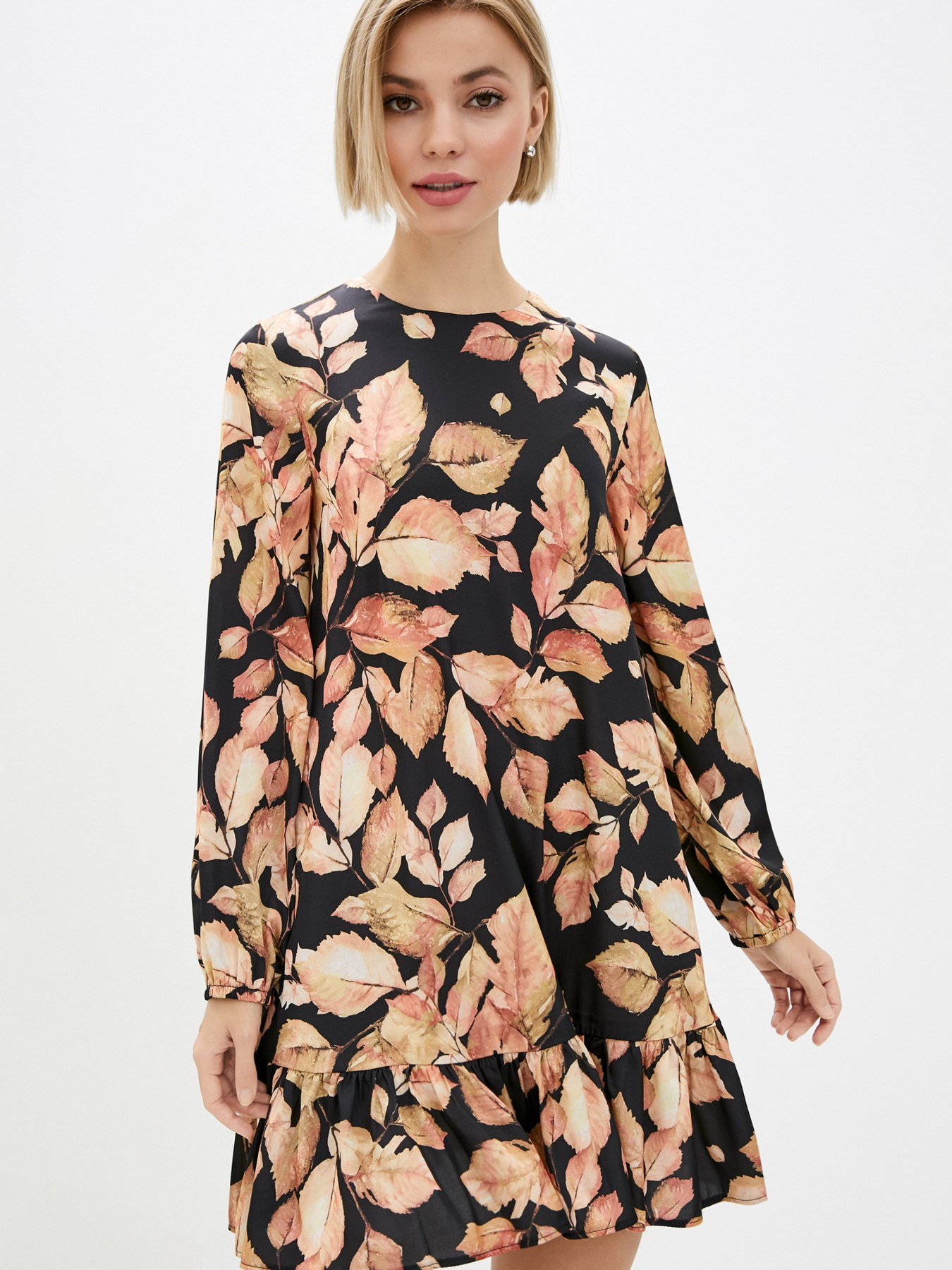 Сукня міні ISSA Plus модель 12895_multicolor Фото