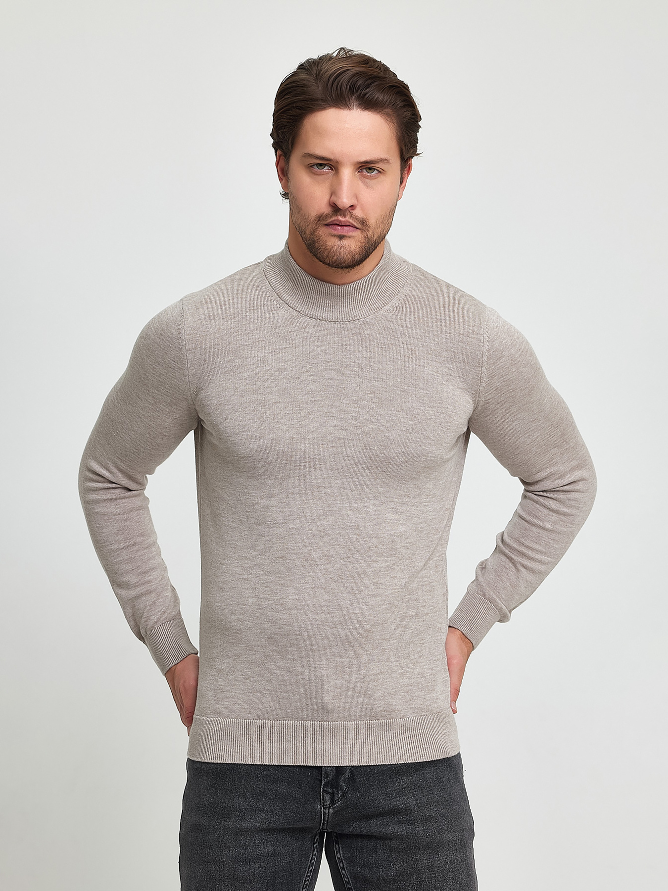 Водолазка Trend Collection модель TC9863LightBeigeVDLZK Фото