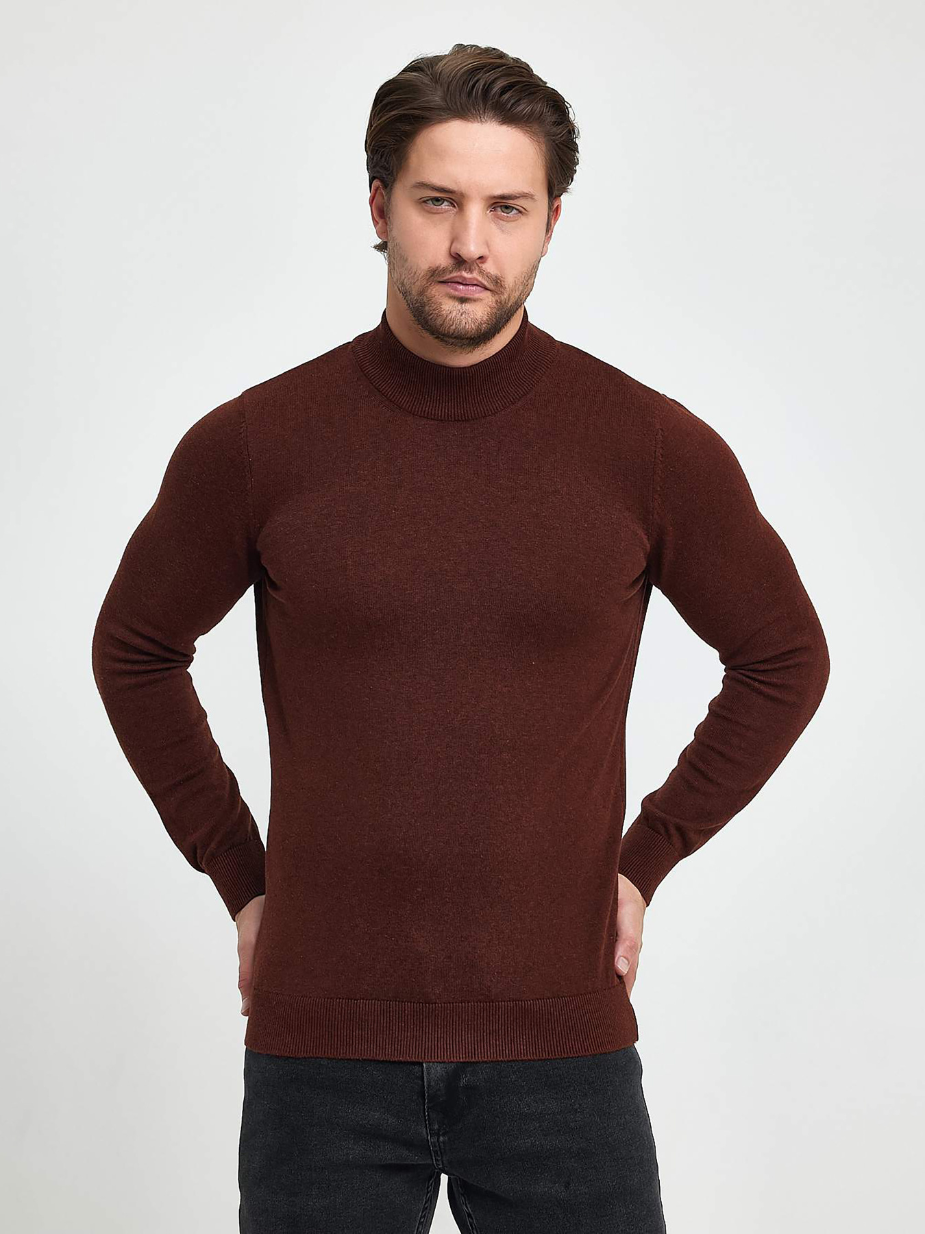 Водолазка Trend Collection модель TC9862DarkBrownVDLZK Фото