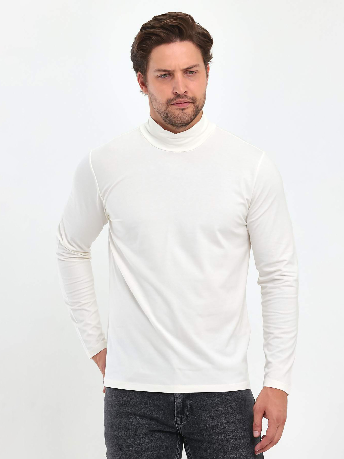 Водолазка Trend Collection модель TC9415WhiteVDLZK Фото