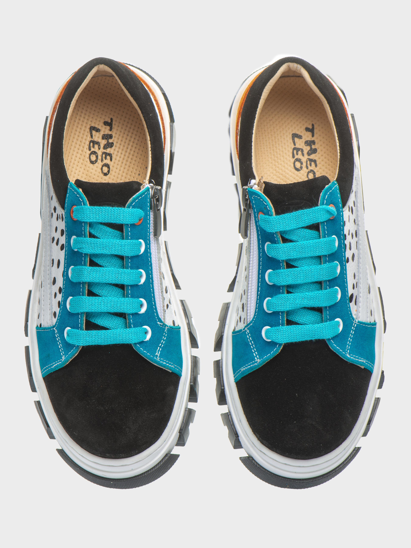 Кеды низкие Theo Leo модель LEO-3402 BL-DOT Фото