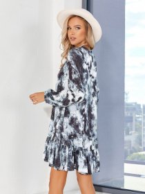 Сукня міні ISSA Plus модель 12896_multicolor Сукня міні ISSA Plus модель 12896_multicolor Фото