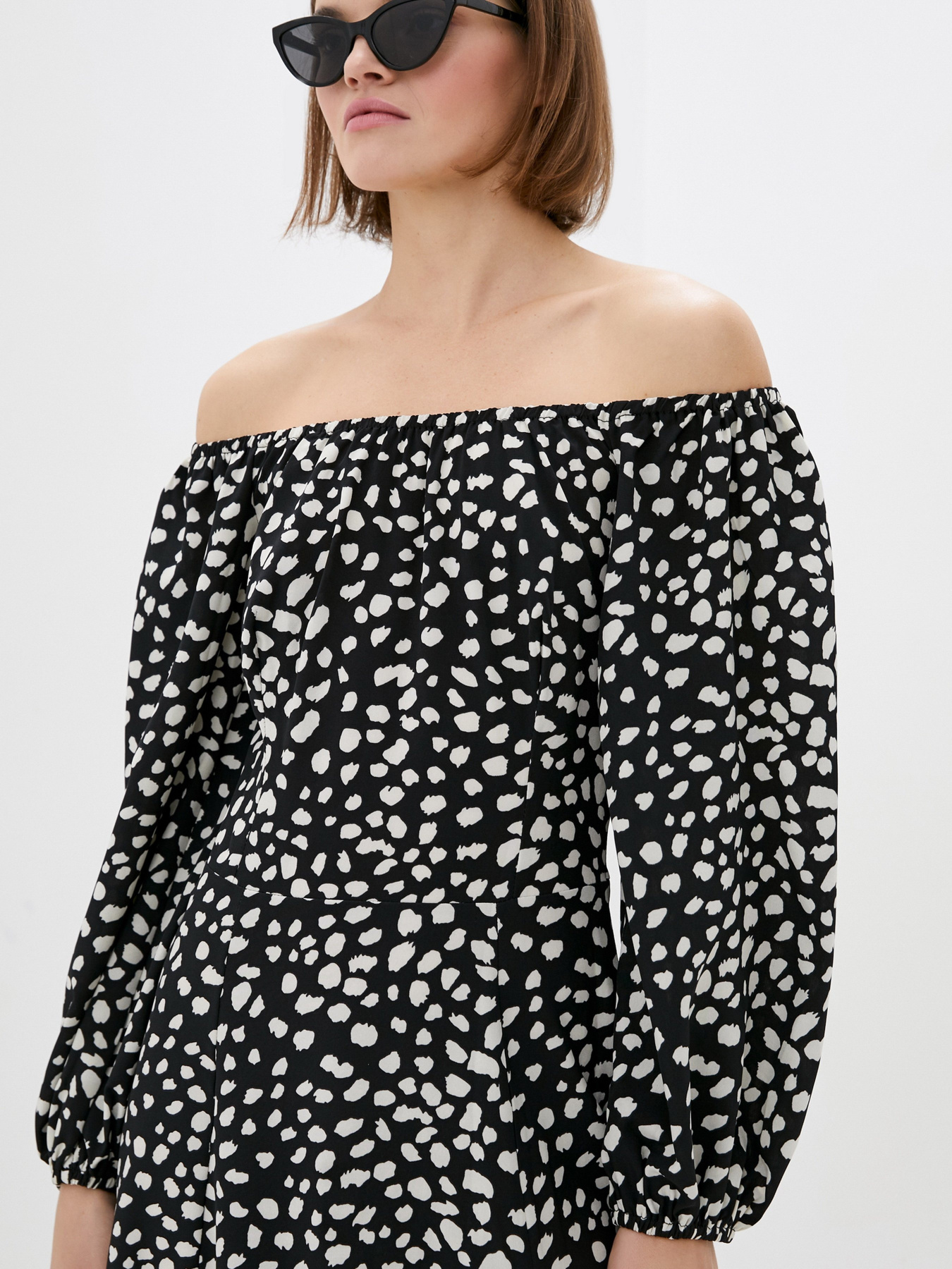 Сукня міді ISSA Plus модель 12904_black Фото