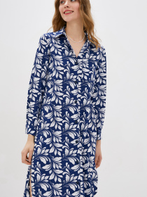 Сукня міді ISSA Plus модель 13055_blue Фото