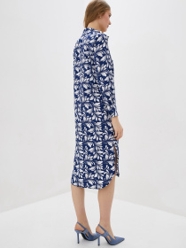 Платье миди ISSA Plus модель 13055_blue Фото