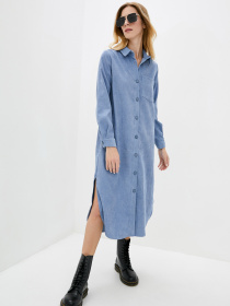 Сукня міді ISSA Plus модель 13056_blue Фото