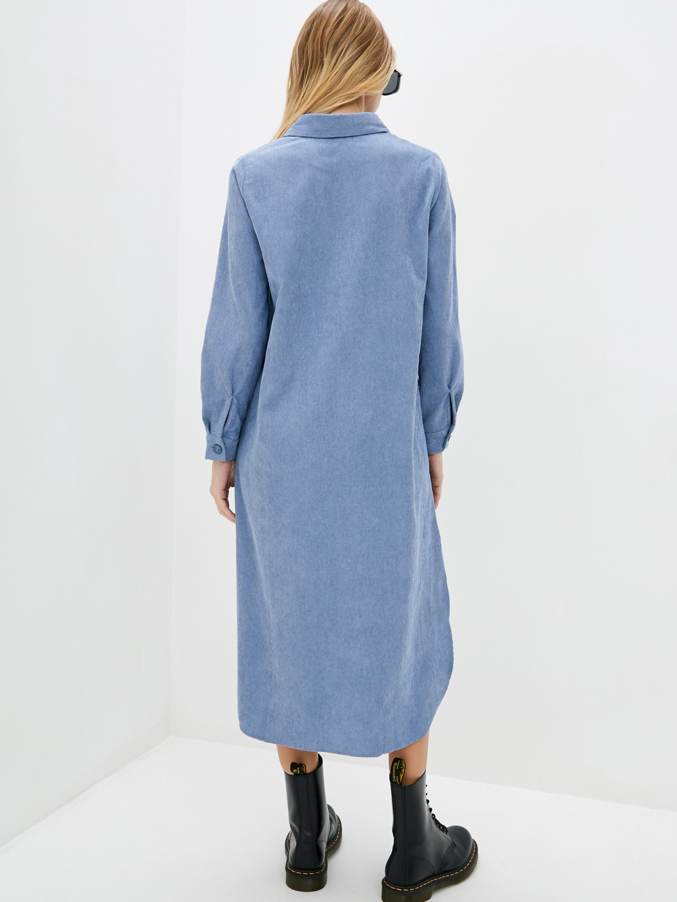 Платье миди ISSA Plus модель 13056_blue Фото