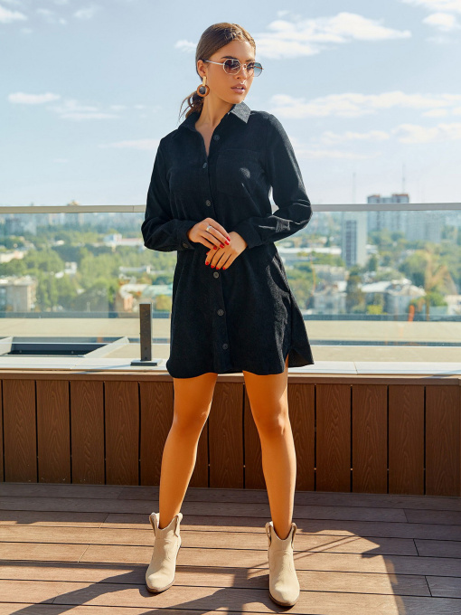 Сукня міні ISSA Plus модель 13057_black Фото