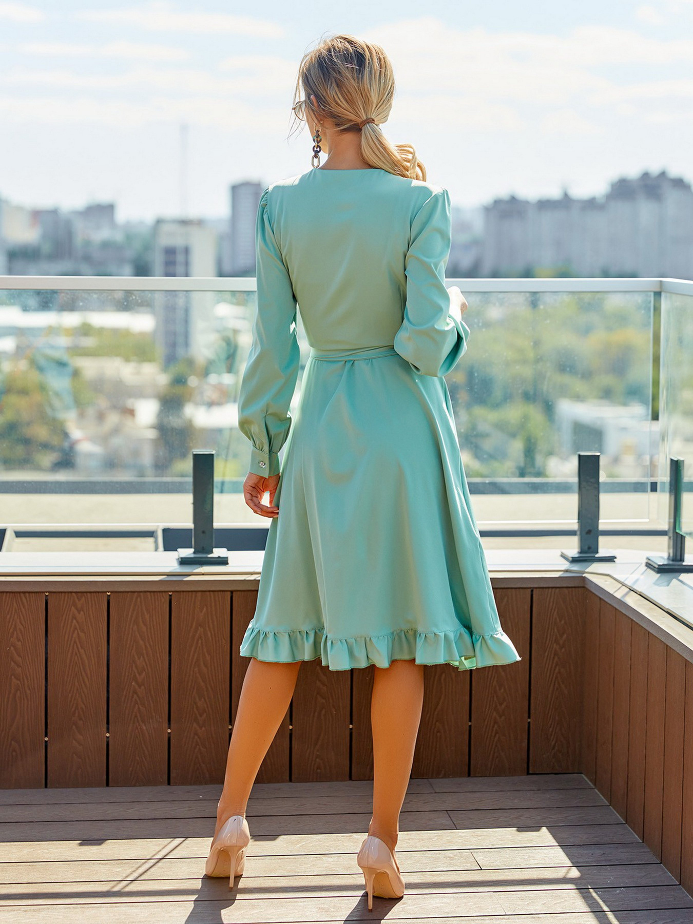 Сукні ISSA Plus модель SA-288_green Фото