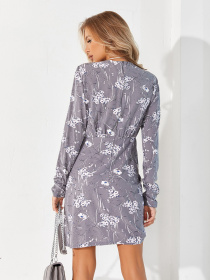 Сукня міні ISSA Plus модель SA-318_серый Фото