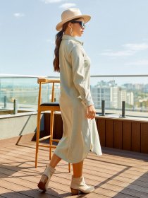 Сукні ISSA Plus модель 13056_olive Фото