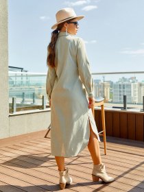 Сукні ISSA Plus модель 13056_olive Фото