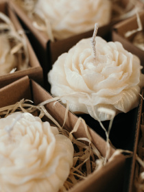 Набір свічок "Ажурна романтика" з натурального оливкового воску Candle Design модель 200.0098 Набір свічок "Ажурна романтика" з натурального оливкового воску Candle Design модель 200.0098 Фото