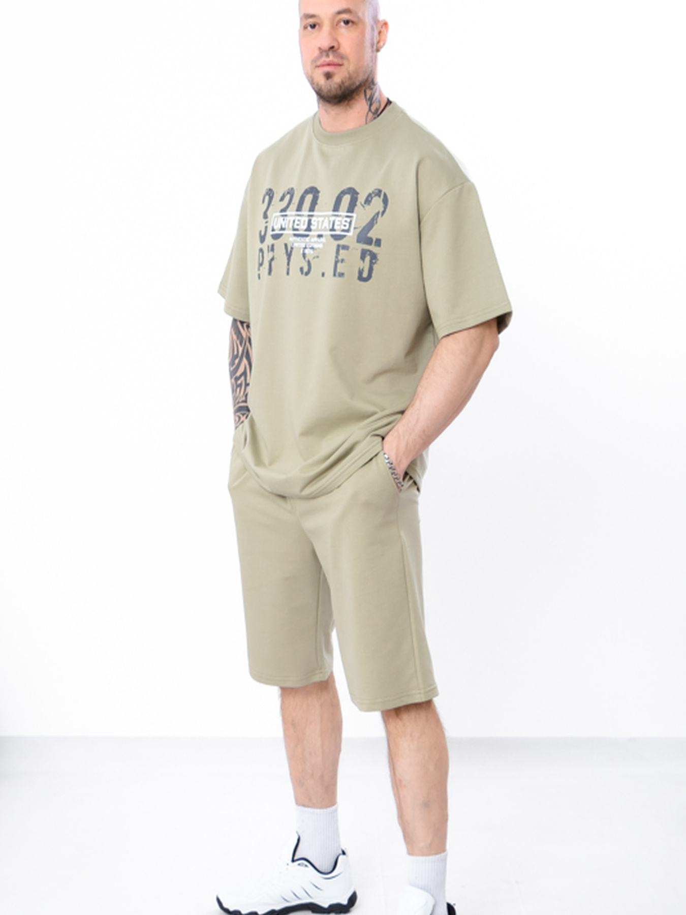 Спортивный комплект Носи своє модель 8396-057-33-1-olivkovo-srij Фото