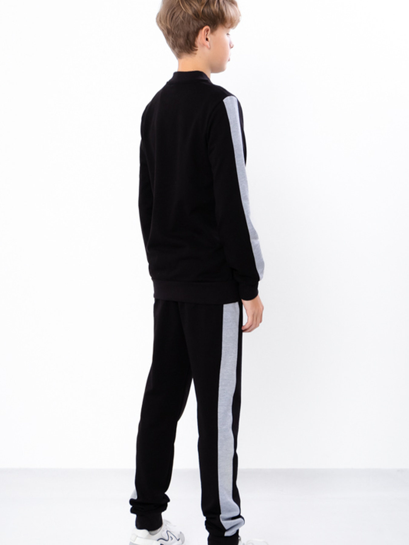 Спортивный костюм Носи своє модель 6152-057-2-chornij-srij Фото