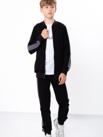 Спортивный костюм Носи своє модель 6152-057-2-chornij-temnij-graft Спортивный костюм Носи своє модель 6152-057-2-chornij-temnij-graft Фото