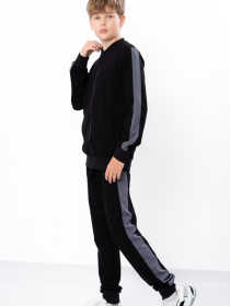 Спортивный костюм Носи своє модель 6152-057-2-chornij-temnij-graft Спортивный костюм Носи своє модель 6152-057-2-chornij-temnij-graft Фото