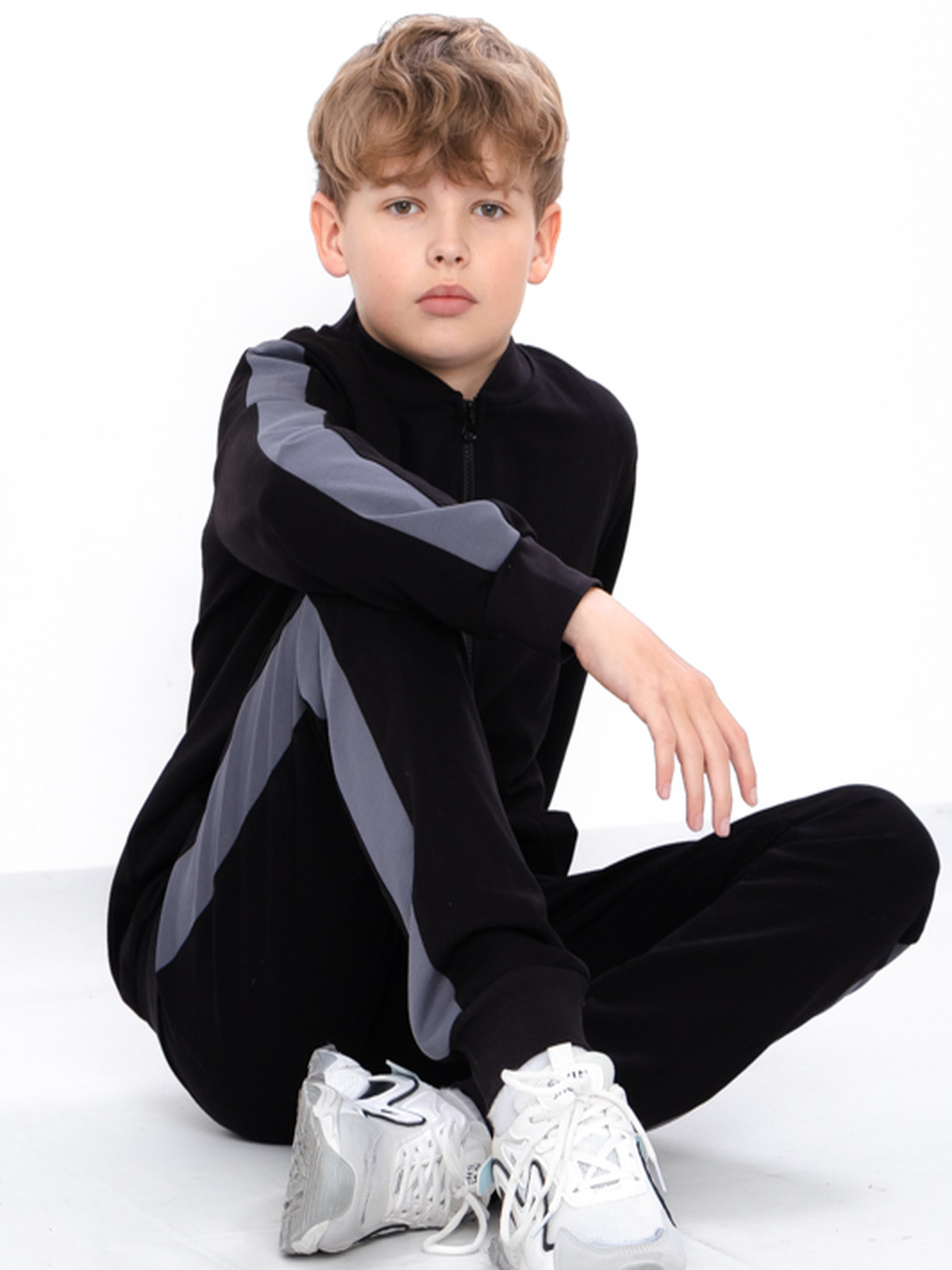 Спортивный костюм Носи своє модель 6152-057-2-chornij-temnij-graft Фото