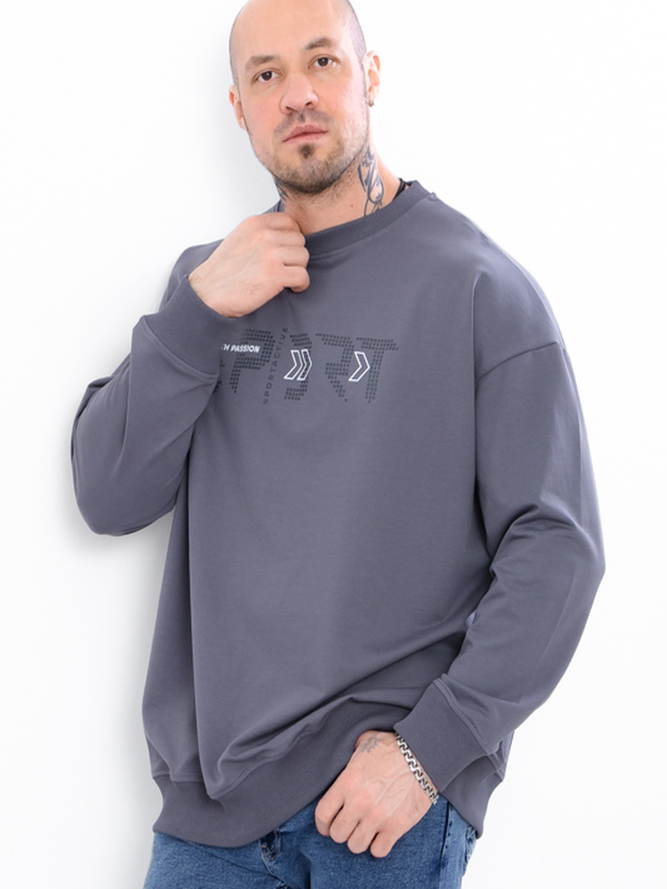 Свитшот Носи своє модель 8379-057-33-1-temnij-graft-sport Фото