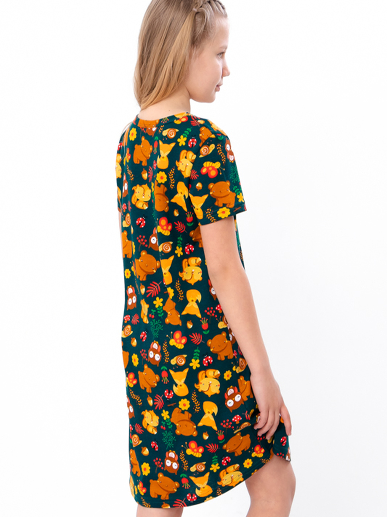 Ночная рубашка Носи своє модель 6019-002-2-zvrqta-temno-smaragdovij Фото