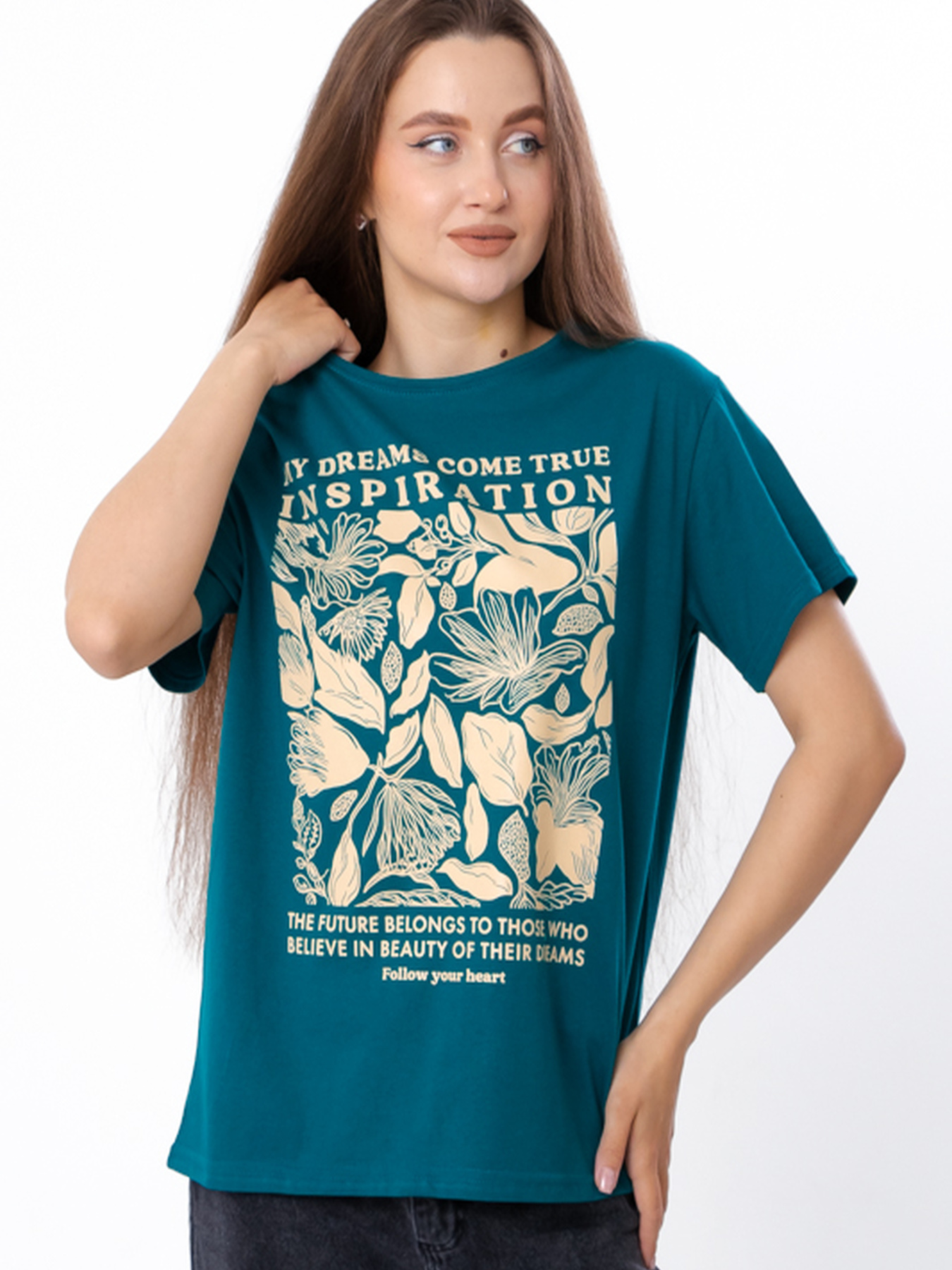 Футболка Носи своє модель 8127-001-33-1-smaragdovij-inspiration Фото