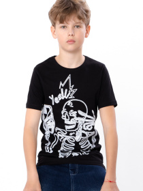 Футболка Носи своє модель 6021-4-1-chornij-skelet Фото