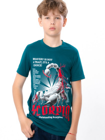 Футболка Носи своє модель 6021-4-2-smaragdovij-skorpon Фото