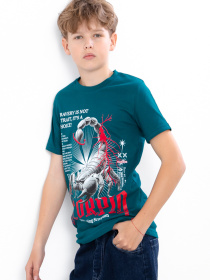 Футболка Носи своє модель 6021-4-2-smaragdovij-skorpon Фото