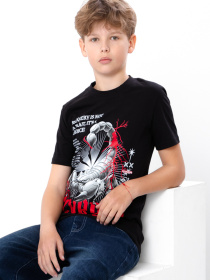 Футболка Носи своє модель 6021-4-2-chornij-skorpon Фото