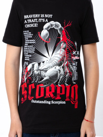 Футболка Носи своє модель 6021-4-2-chornij-skorpon Фото