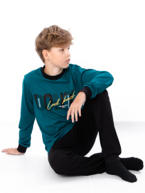 Пижама Носи своє модель 6076-001-33-1-smaragdovij-don-t Фото