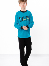 Пижама Носи своє модель 6076-001-33-1-bryuzovo-sinj-don-t Фото