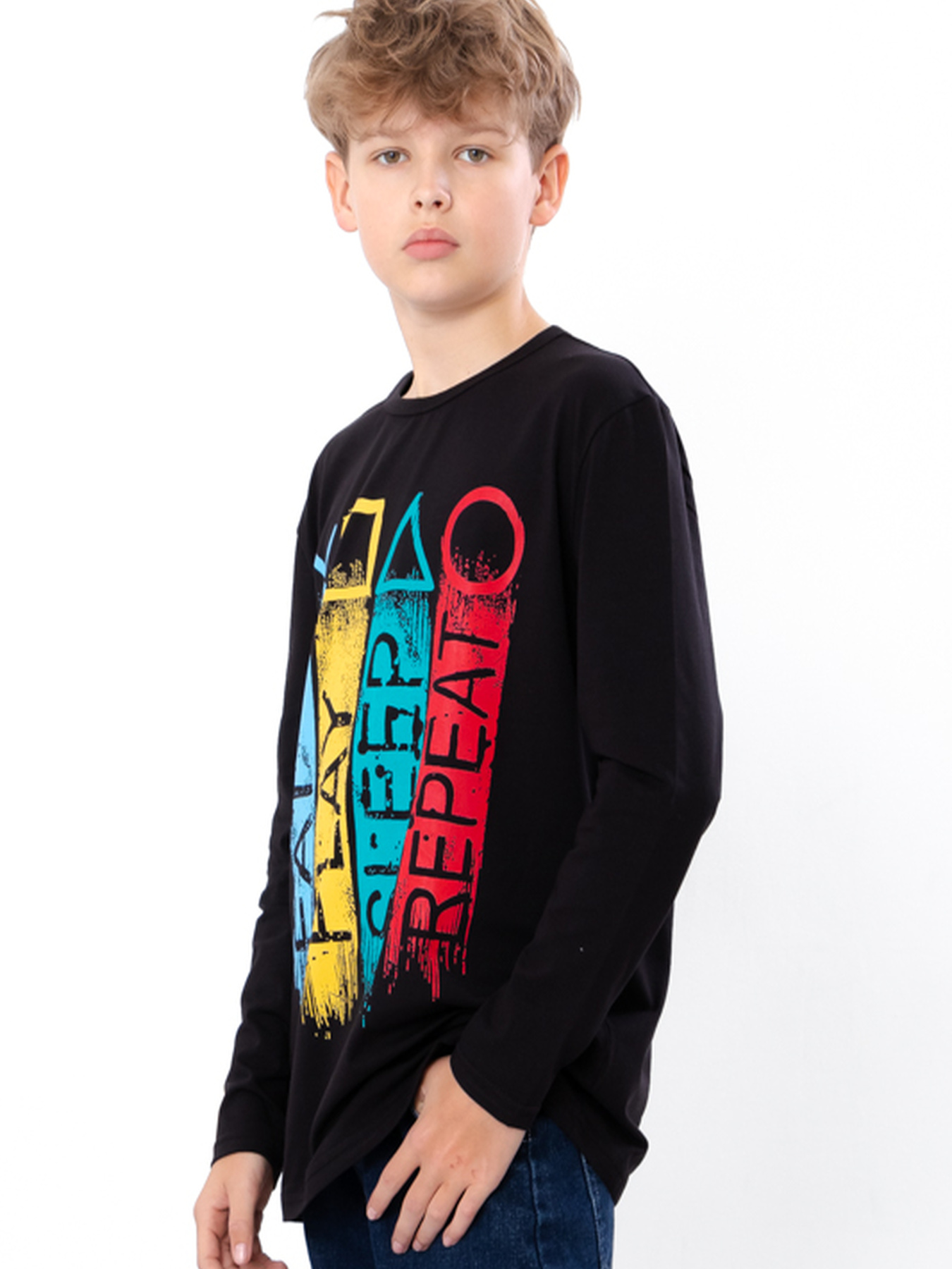 Лонгслів Носи своє модель 6363-036-33-chornij Фото