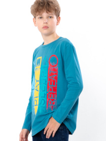 Лонгслів Носи своє модель 6363-036-33-lazurno-srij Фото