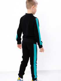 Спортивный костюм Носи своє модель 6152-057-4-chornij-bryuzovij-nefrit Фото