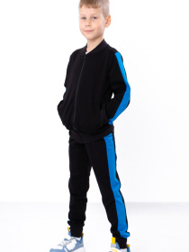 Спортивный костюм Носи своє модель 6152-057-4-chornij-bryuzova-blakitx Фото