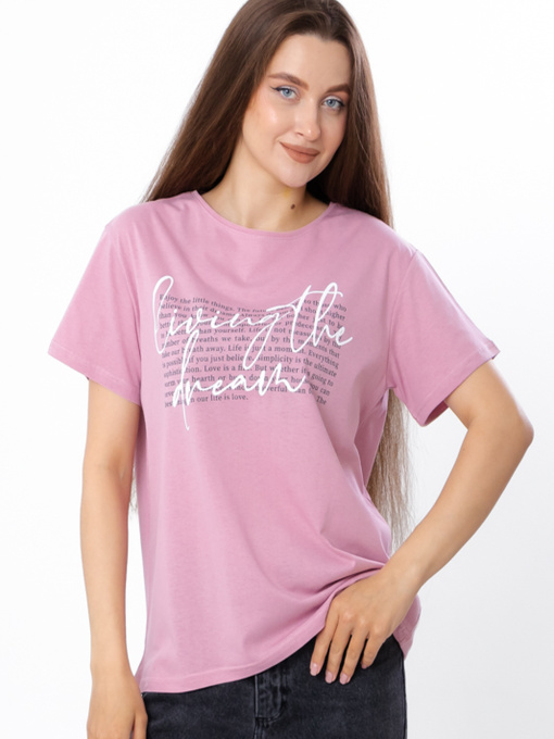 Футболка Носи своє модель 8127-001-33-pudra-living Фото