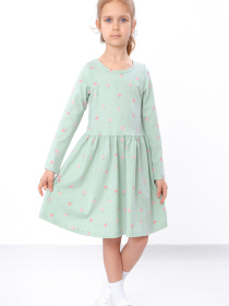 Платье миди Носи своє модель 6117-043-tyulxpani-sro-zelenij Фото