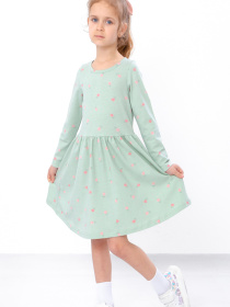 Платье миди Носи своє модель 6117-043-tyulxpani-sro-zelenij Фото