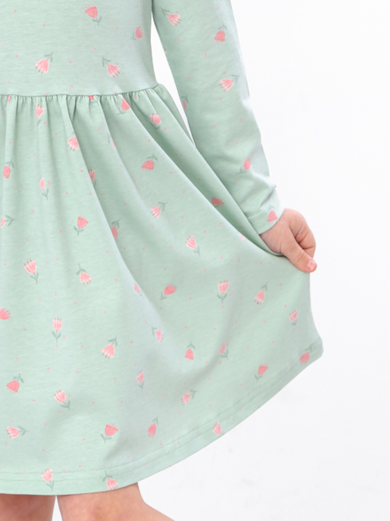 Сукня міді Носи своє модель 6117-043-tyulxpani-sro-zelenij Фото