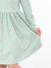 Сукня міді Носи своє модель 6117-043-tyulxpani-sro-zelenij Фото